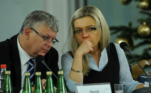 Marek Suski i Małgorzata Wassermann