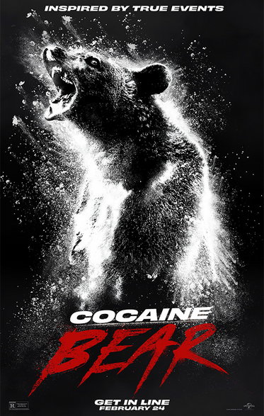 Plakat do filmu "Kokainowy miś"