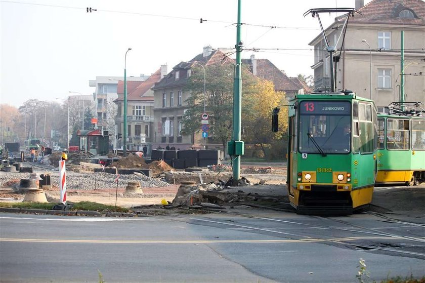 Tramwaje nie pojadą na Junikowo