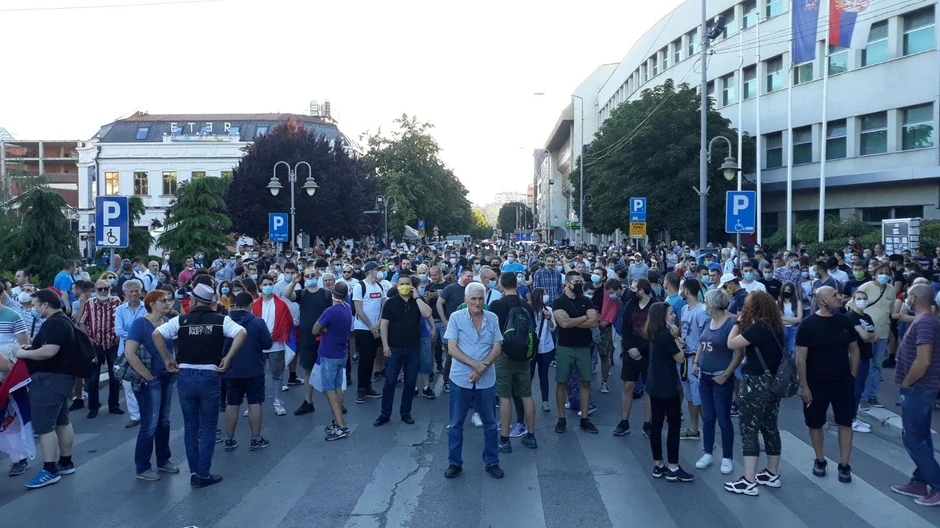 Niš, protest