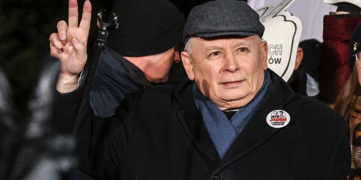 Prezes PiS Jarosław Kaczyński.