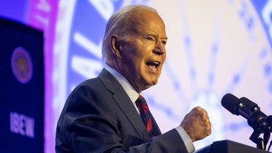 Joe Biden mówi o "fali antysemityzmu" w USA. Na uniwersytecie w Nowym Jorku demonstranci grożą Żydom