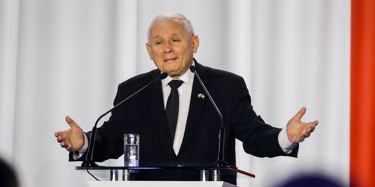 Prezes PiS Jarosław Kaczyński