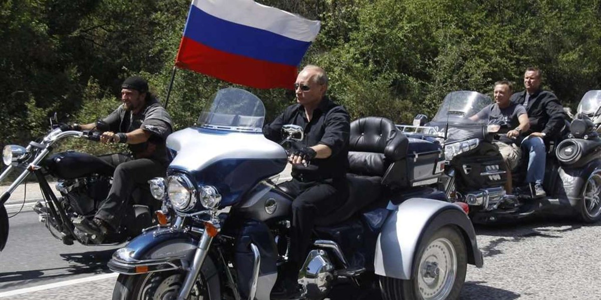 Putin jak Easy Rider