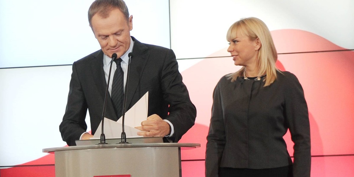 Elżbieta Bieńkowska, Donald Tusk