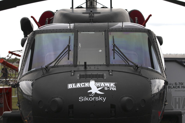 Sikorsky Aircraft jest między innymi producentem helikopterów Black Hawk. Na zdjęciu helikopter Black Hawk S-70i na targach lotniczych Farnborough 2012