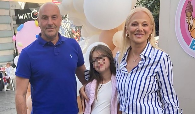 Ilda Šaulić sa mužem i ćerkom