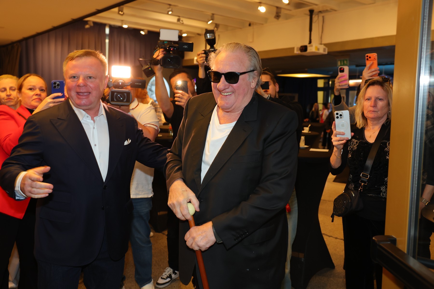 Francúzsky herec Gerard Depardieu. 