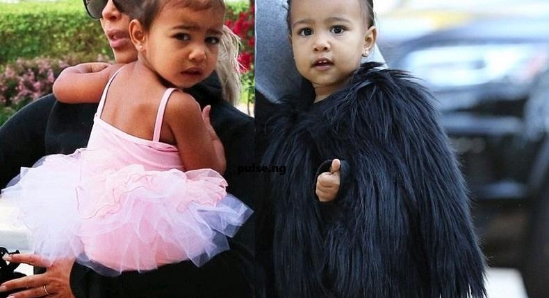 North West ditches popular dark look for a bright feminine outfit in Los Angeles