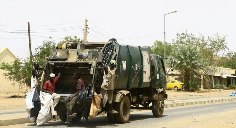 Garbage lorries and street sweepers returned to Sudan's capital on Wednesday, after a three-day civil disobedience campaign