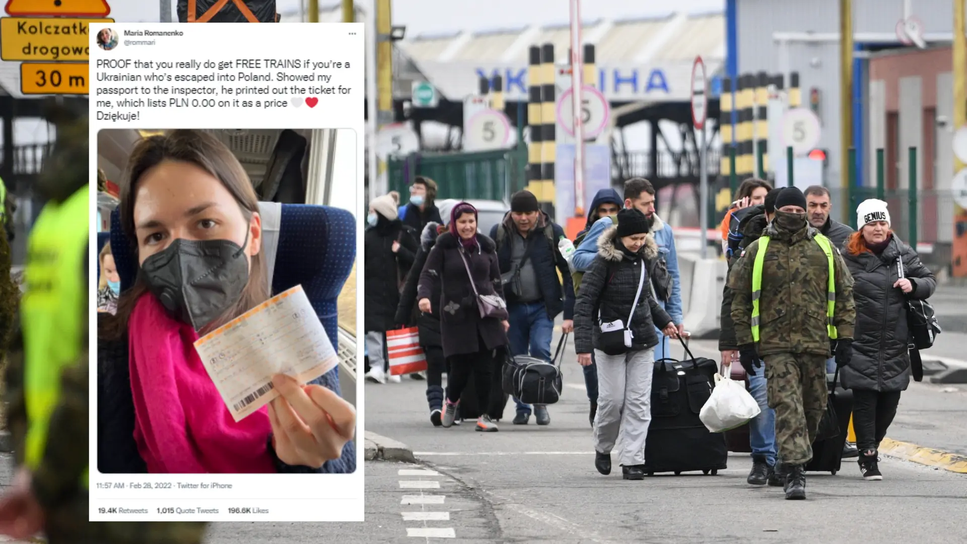 Słynna para z Kijowa już w Polsce. W BBC chwalą Polaków. "Usiadłem i zacząłem płakać"