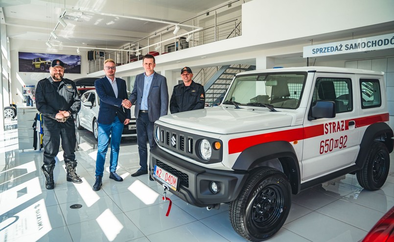 Suzuki Jimny N1 jako samochód straży pożarnej