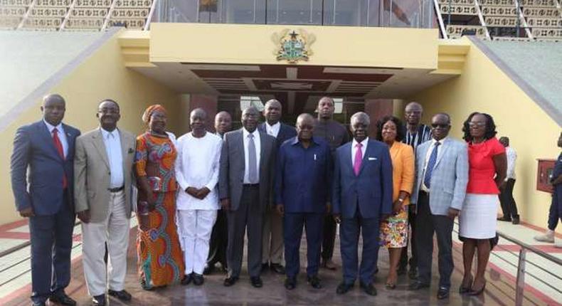 Nana Addo with ministerial nominees