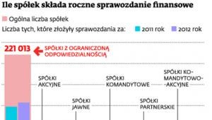 Ile spółek składa roczne sprawozdanie finansowe