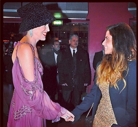 Weronika Rosati z Sharon Stone