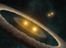 Glob z czterema słońcami