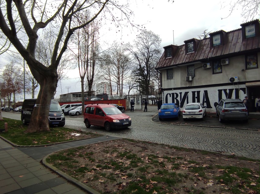 Policija na stadionu JNA