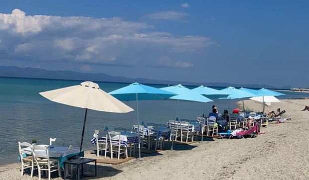 Plaža, ilustracija