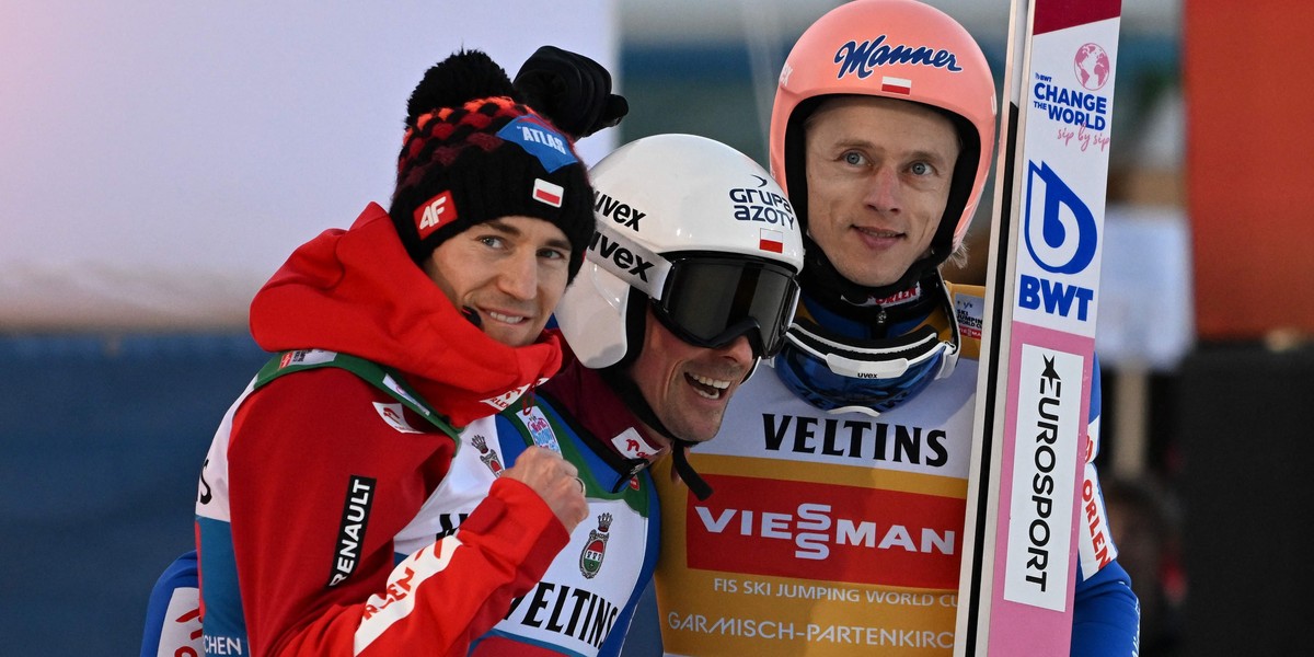 Kamil Stoch, Piotr Żyła i Dawid Kubacki wystartują w konkursie drużynowym PŚ. Zespół uzupełnia Paweł Wąsek