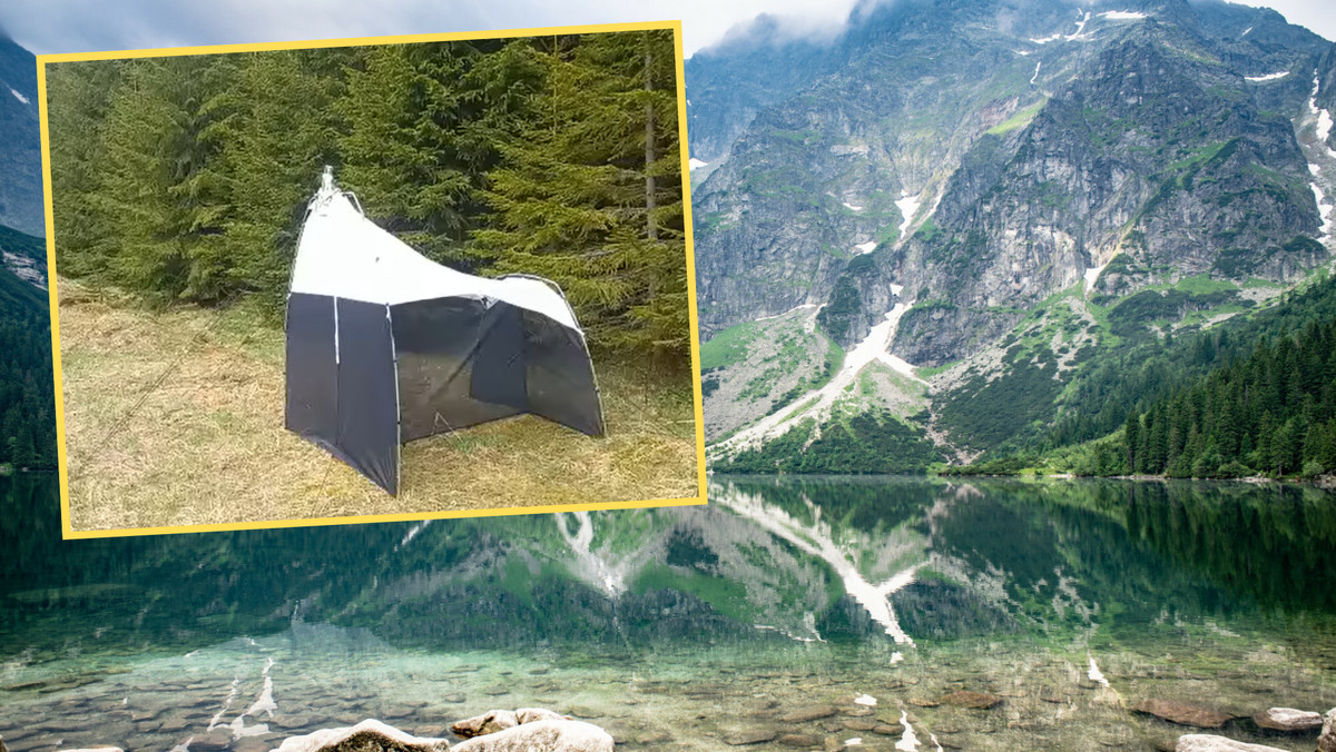 Tajemnicze namioty w Tatrach. "Nie podchodzić i nie dotykać"