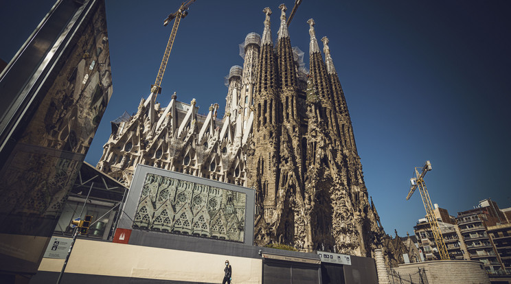 Kevesen gondolnák, hogy a Sagrada Familia még ma is építés alatt áll /Fotó: Northfoto
