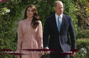 Książę William i księżna Kate na ślubie księcia Husajna, 2023 r.