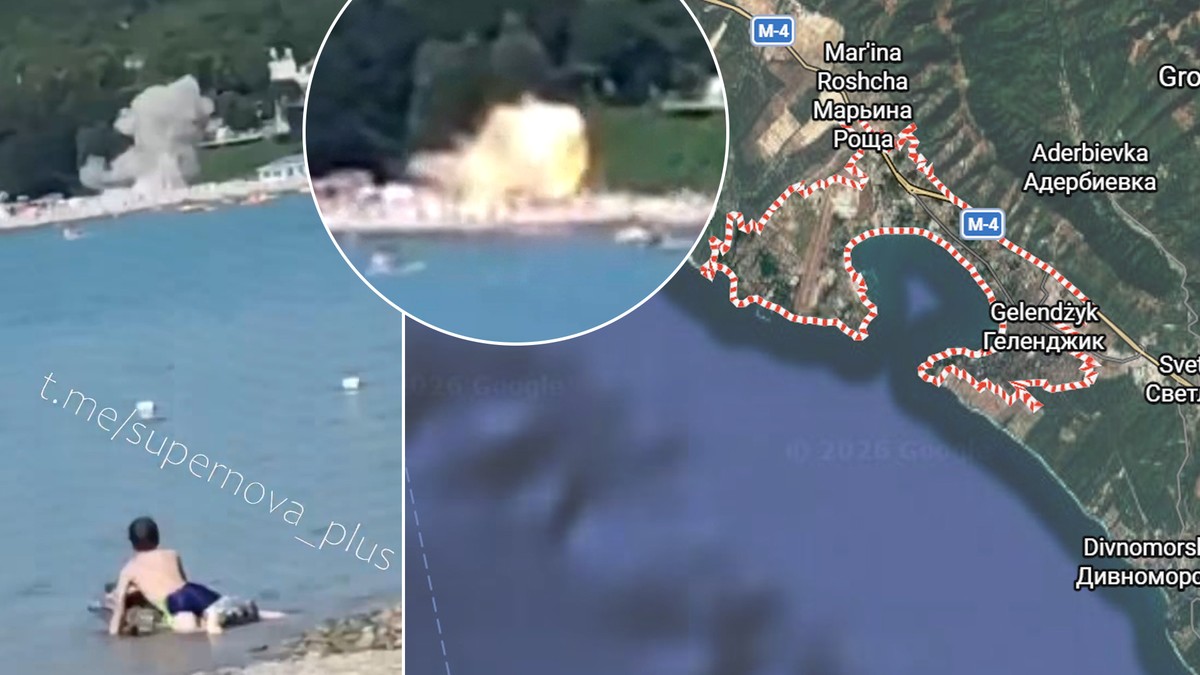 Dron spadł na zatłoczoną plażę w Rosji. Zginęły dzieci, rannych jest kilkanaście osób
