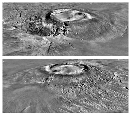 Marsjański wulkan Arsia Mons