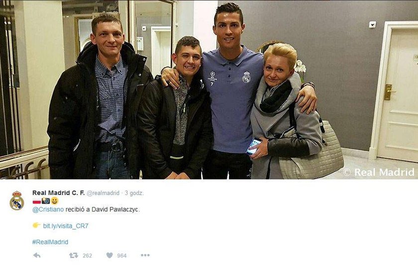 Dawid Pawlaczyk znowu spotkał Cristiano Ronaldo. Jesteśmy dumni