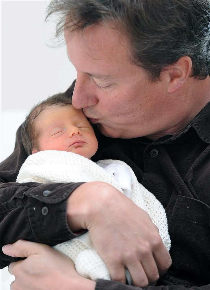 premier, dziecko, córeczka, David Cameron, Wielka Brytania