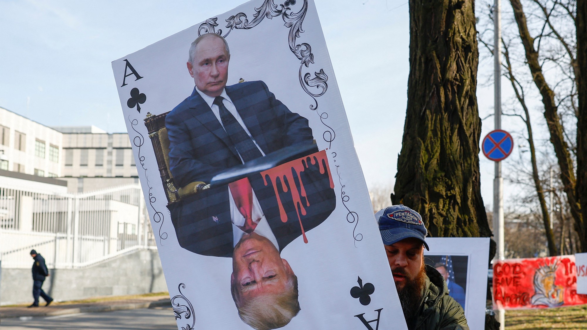Vladimir Putin a Donald Trump