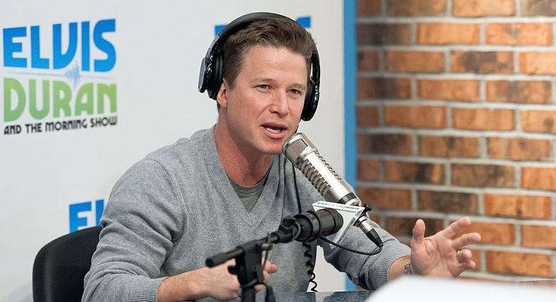 Billy Bush visits The Elvis Duran Z100 Morning Show at Z100 Studio on February 10, 2016 in New York City.