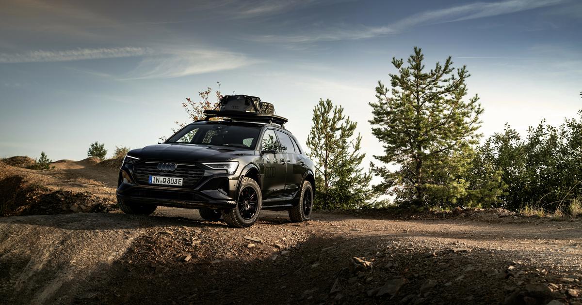  Audi Q8 e-tron edition Dakar. Elektryczny SUV do jazdy nie tylko po asfalcie 