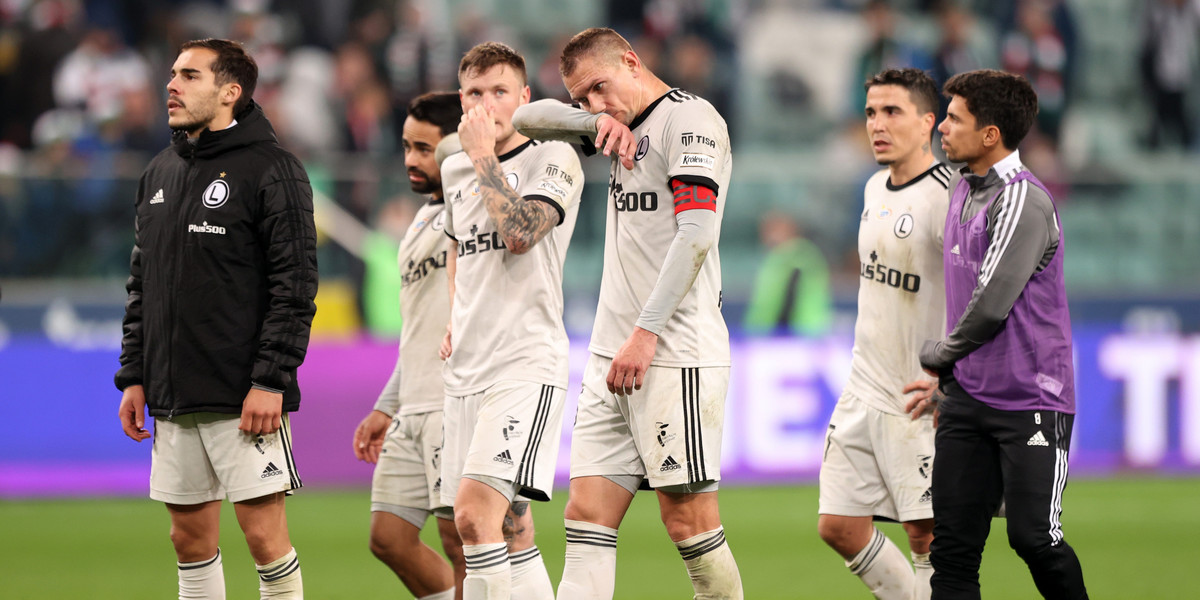 Pilka nozna. PKO Ekstraklasa. Legia Warszawa - Lech Poznan. 17.10.2021