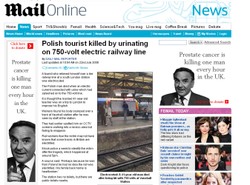 Polak zginął sikając na tory w Londynie