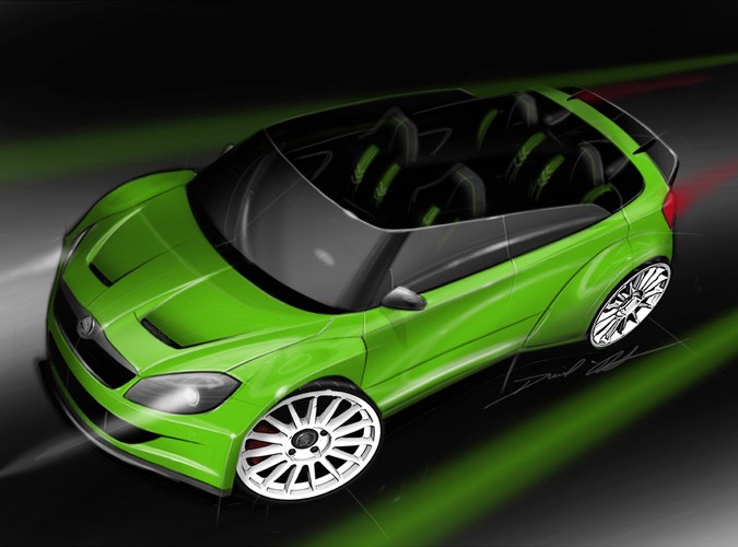 Skoda odsłoniła koncepcyjną rajdową fabię RS 2000