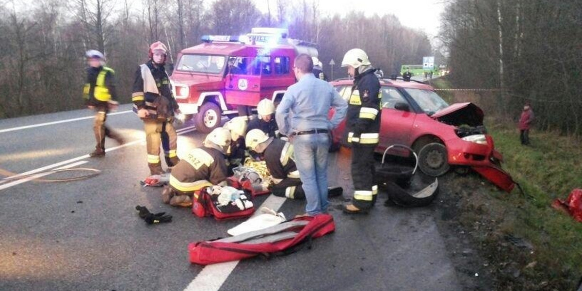 Tragiczny wypadek. Zginęło niemowlę i jego ojciec