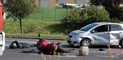 Szokująca śmierć motocyklisty. "Z ust leciała mu krew"