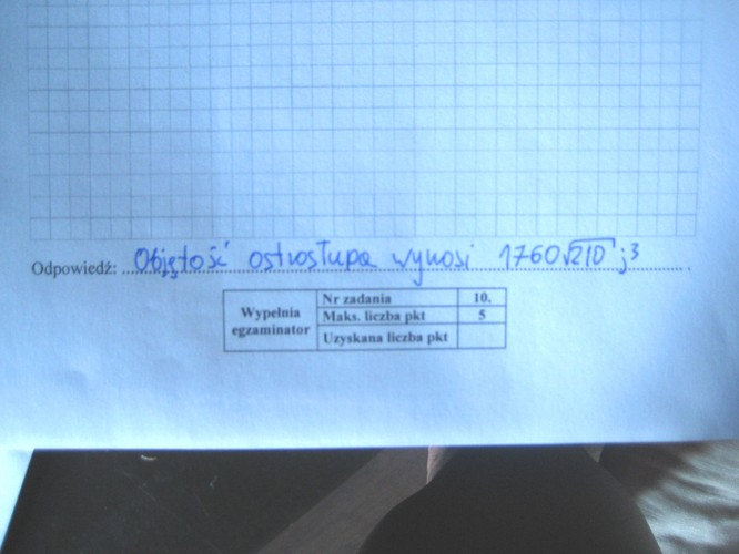 Matura z matematyki - poziom rozszerzony. Odpowiedzi