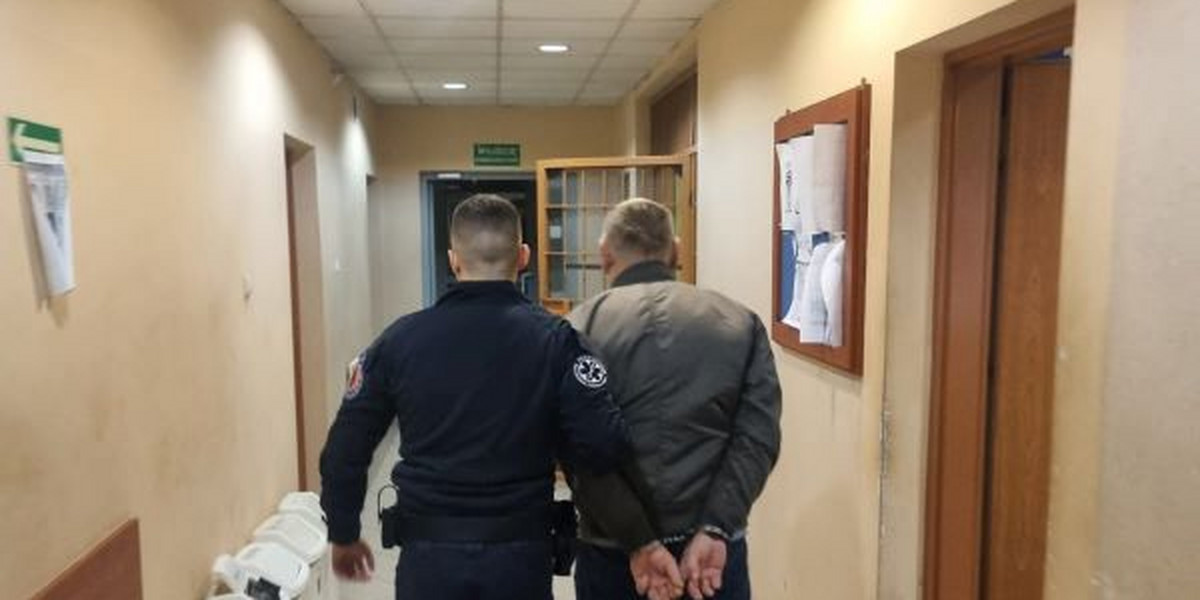 63-latek z narkotykami zatrzymany przy ul. Gniewskiej.