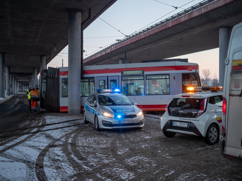 Motorniczy spowodował wypadek tramwaju w Łodzi?