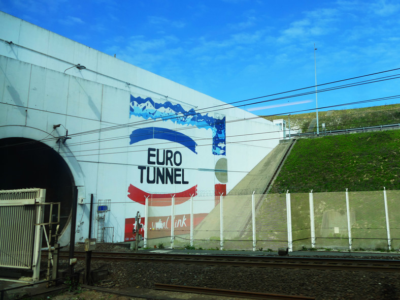 Eurotunel pod kanałem La Manche