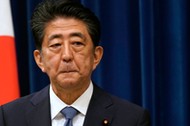 Shinzo Abe zrezygnował ze stanowiska premiera Japonii. 28 sierpnia 2020, Tokio, Japonia