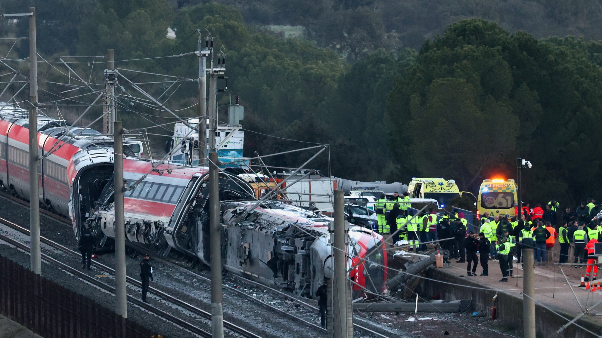 Zrážka vlakov v Španielsku