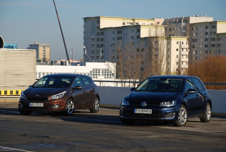 Kia cee'd kontra volkswagen golf