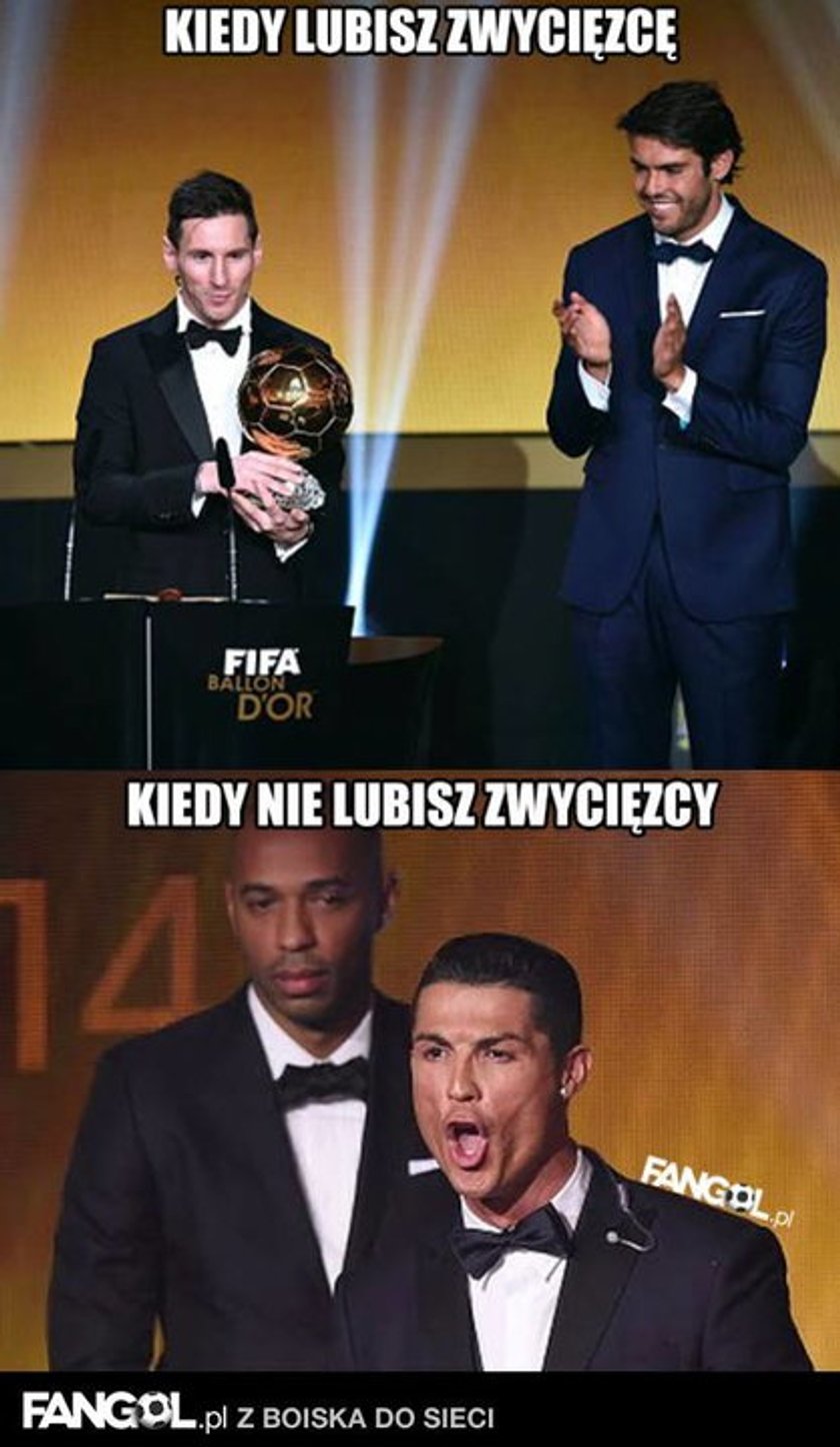 Fani skomentowali wygraną Messiego w wyścigu o Złotą Piłkę. MEMY