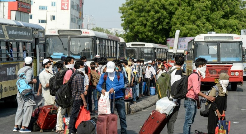 Millions of workers have been stranded in India's densely populated cities