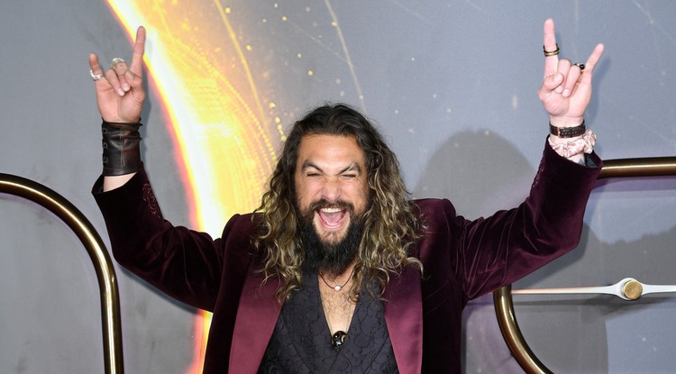 Jason Momoa a Dűne díszbemutatóján