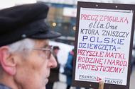 Protest ws. konwencji antyprzemocowej w Gdansku