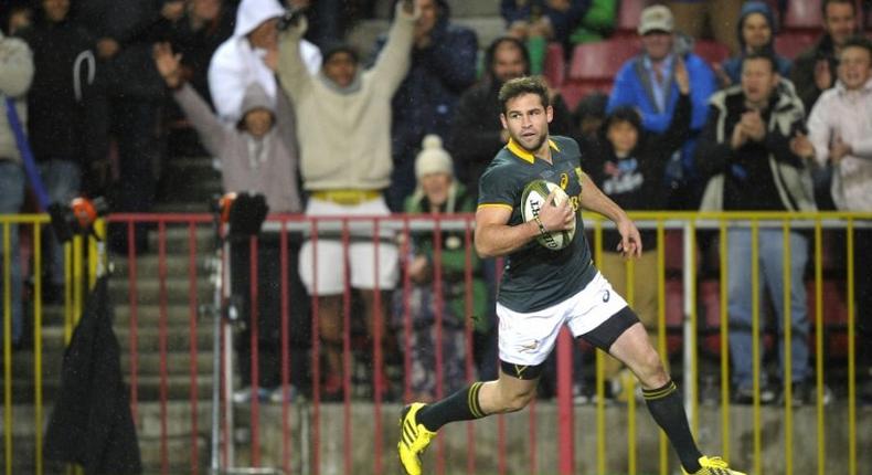 Cobus Reinach, pictured in 2014, said he hoped to end his time in Natal on a high in the Super Rugby Championship
